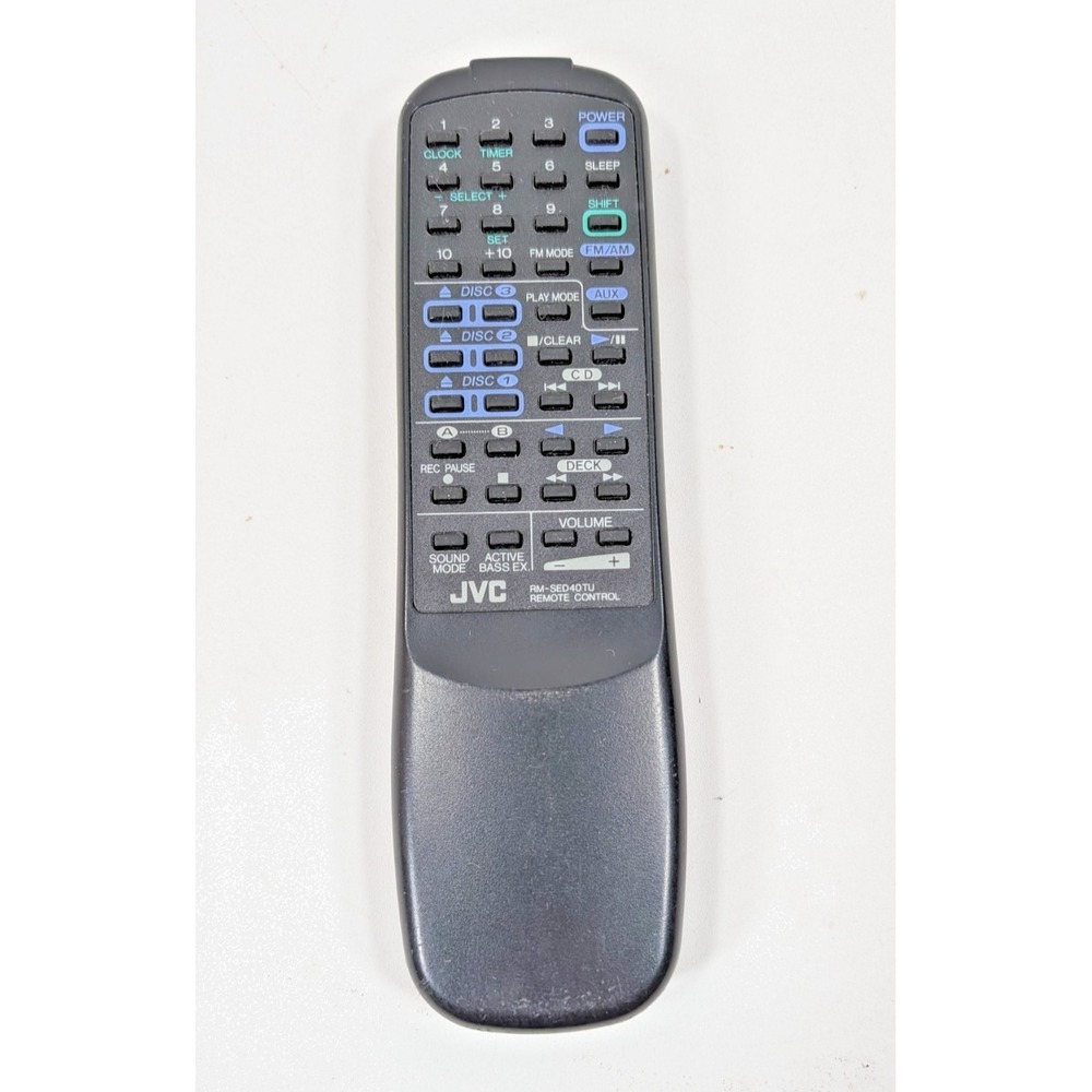 Genuine JVC RM-SED40TU Audio System Remote Control Tested WORKS!